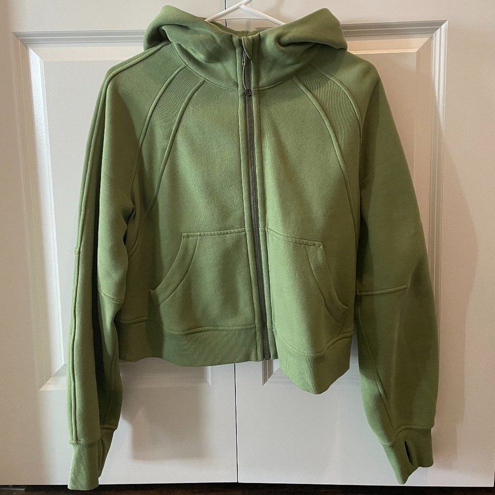 Lululemon Scuba Oversized Full-Zip Hoodie size XS/S Green